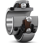 y03 - rolamentos de esferas de fixação rápida com parafuso e anel interno prolongado