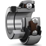 y05 - rolamentos de esferas de fixação rápida com colar e anel interno padrão